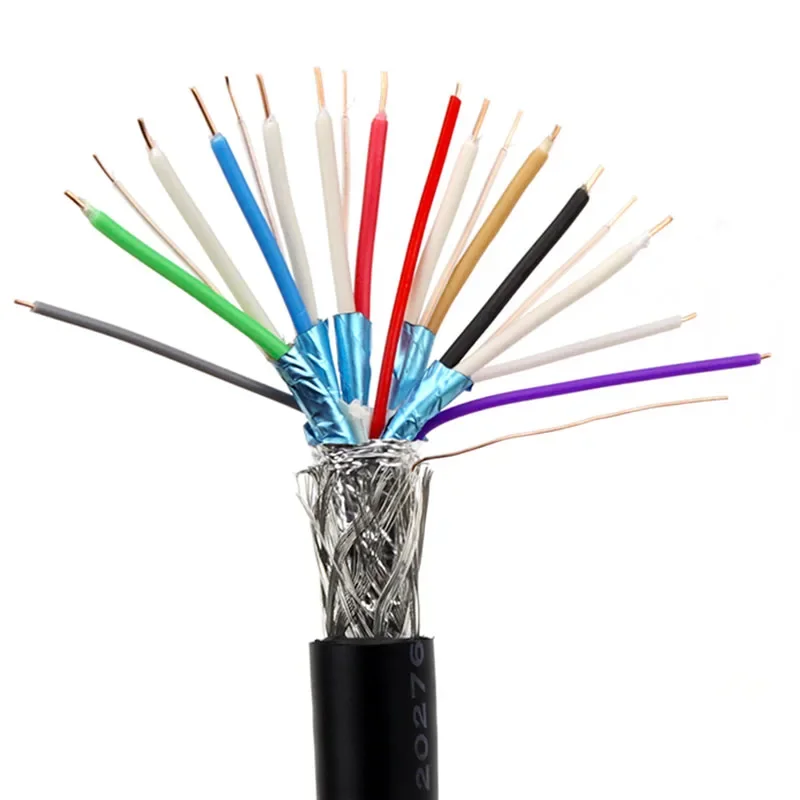 19-pinowy miedziany kabel kompatybilny z HDMI wersja 2.0 4K HDMI drut konstrukcyjny wbudowana okablowanie DIY linia spawalnicza 24/16/28/30AWG 1 metr — zdjęcie 5
