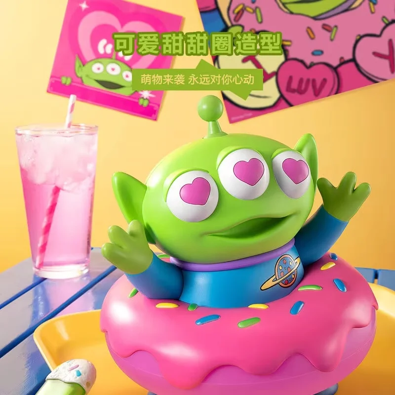 

Martube Toy Story Three Eyed Alien Donut Night Light Heart Eye Touch Activated Cute Bedside Lamp For Kids Bedroom Nursery Decor