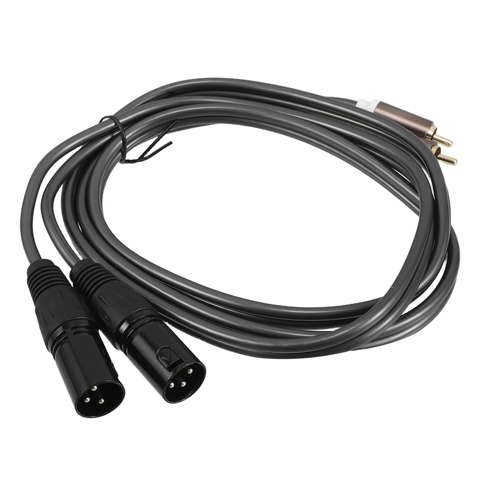 

Male to 2xlr Male Audio Cable Convenient Length for Mixer Amplifier Mic Quality Stereo Connection Cable Audio