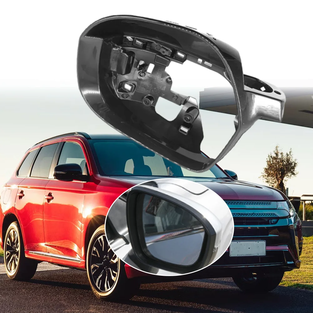 

Для Mitsubishi Outlander 2019 2020 2021, корпус бокового зеркала автомобиля, рамка, держатель зеркала заднего вида, аксессуары для отделки