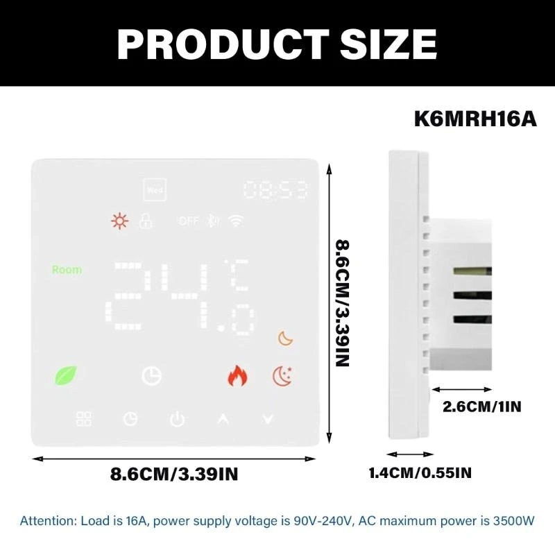 16A Термостат 601C.