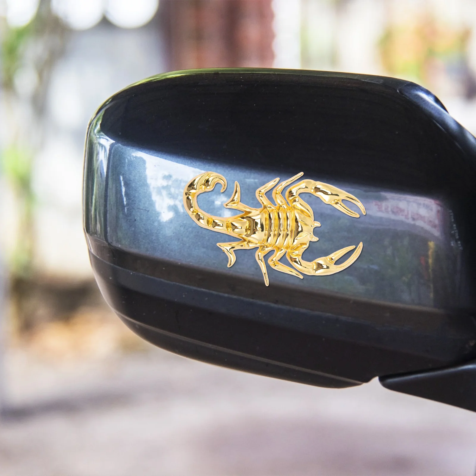 

2 pcs Metal Car Stickers Fade Resistant Auto Body Decoration Decals For Car Window Door Truck Side