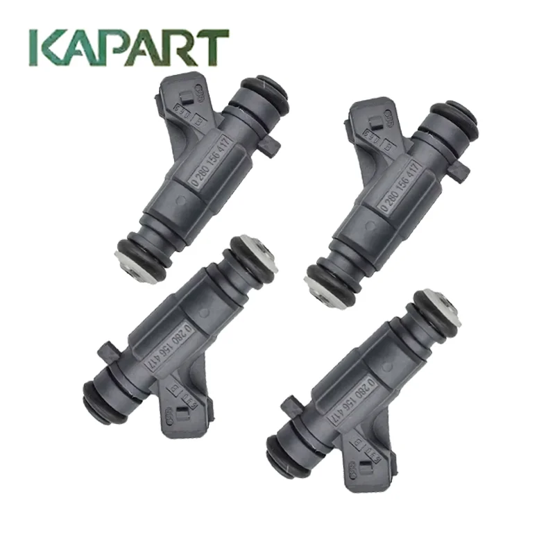4PCS 0280156417 Fuel Injector Nozzle 4holes Car Accessories fit For Chana Alsvin DFSK V27 HAIMA FSTAR MINI VAN