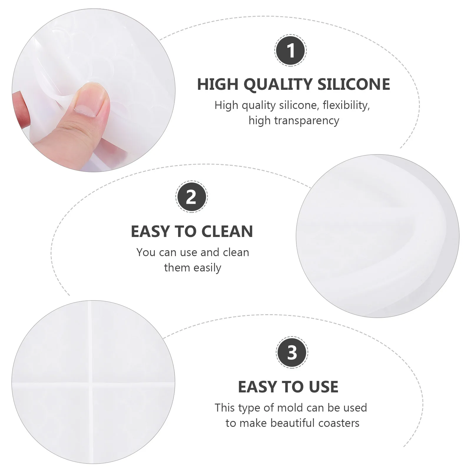 

Multiple Fish Scale Tray Mold Large Display Manual Shaped Silica Gel Molds for Crafts