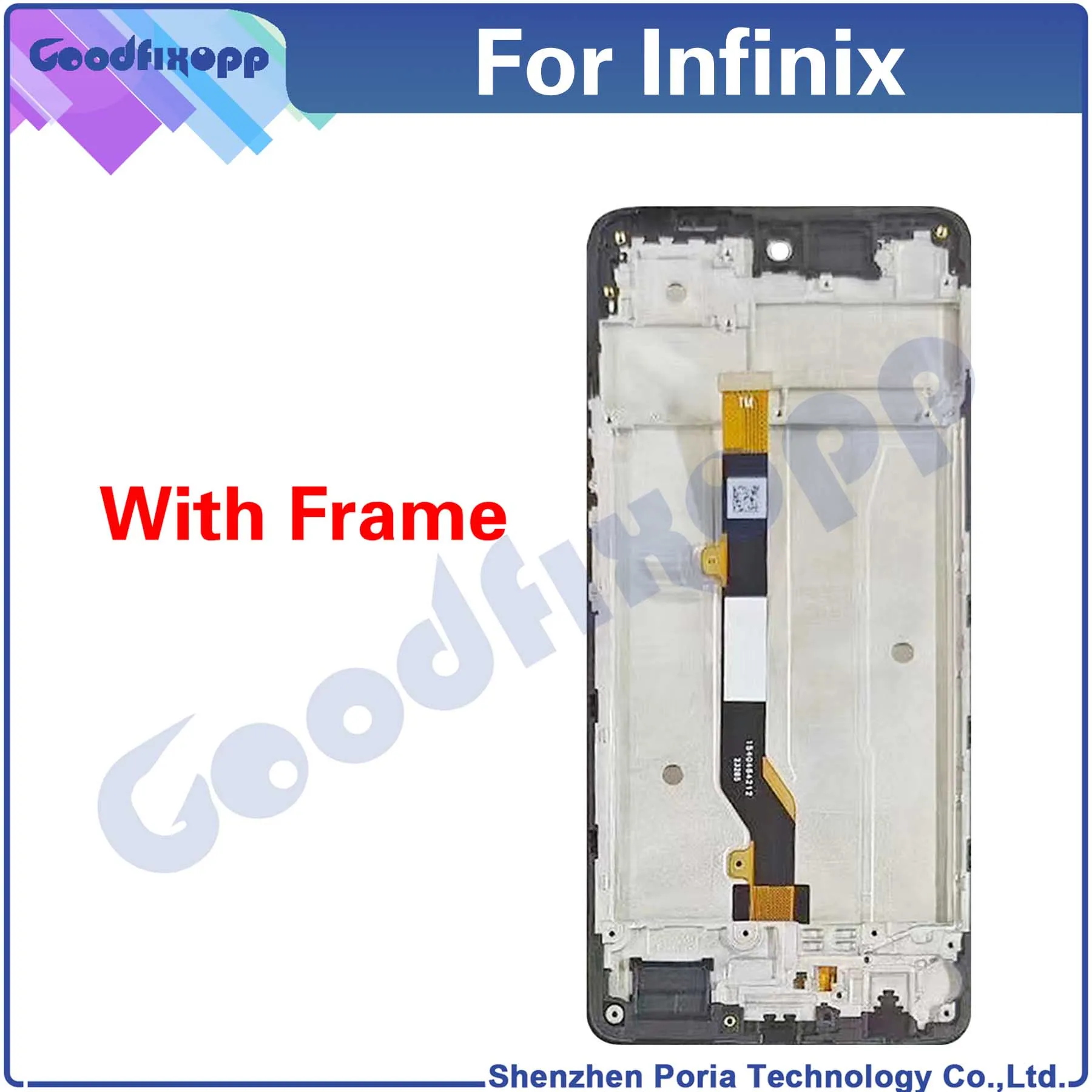 For Infinix Hot 40 Pro X6837 LCD Display Touch Screen Digitizer Assembly For 40Pro Repair Parts Replacement