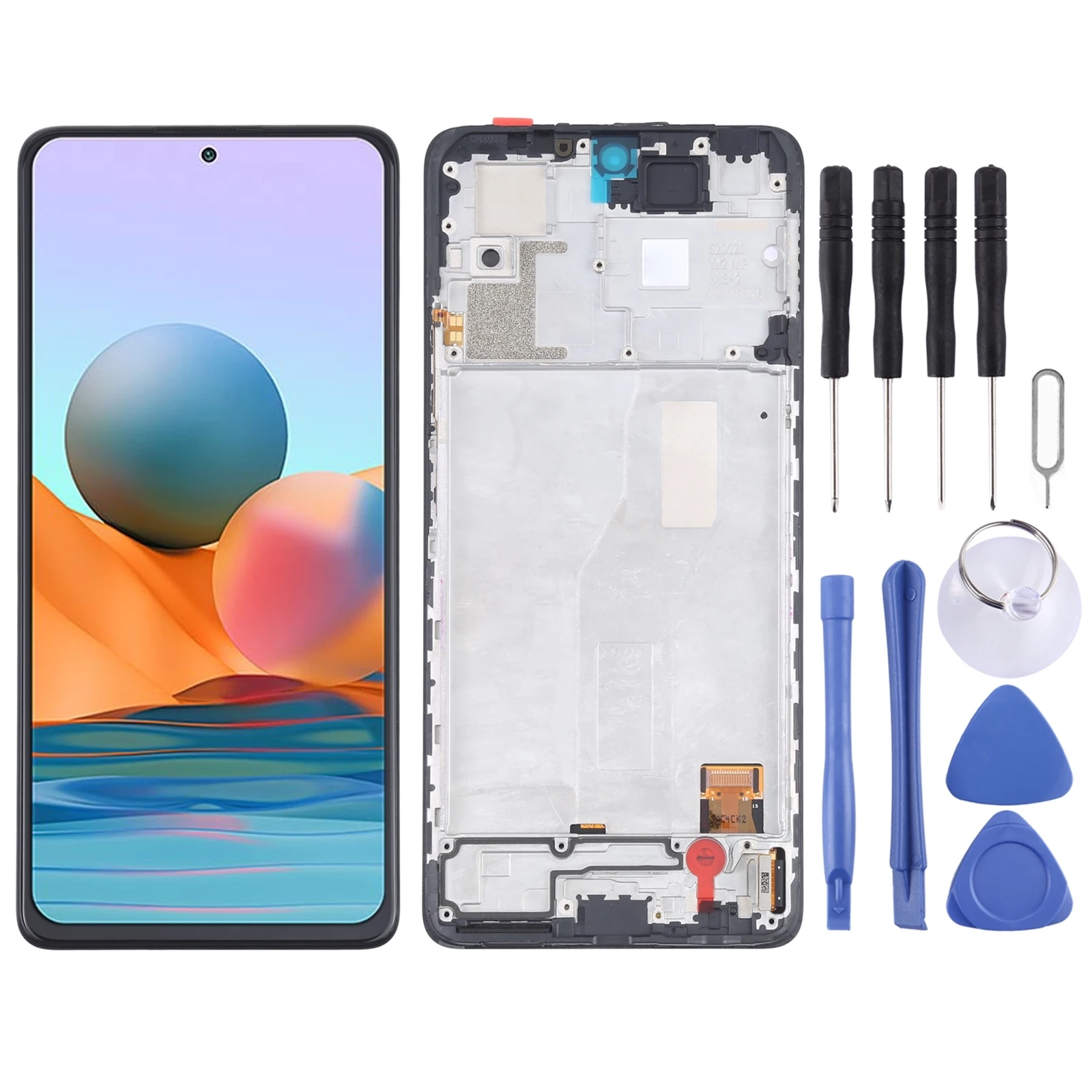 

Original OLED LCD Screen with Frame for Xiaomi Redmi Note 10 Pro 4G / Note 10 Pro (India) / Note 10 Pro Max (4G)