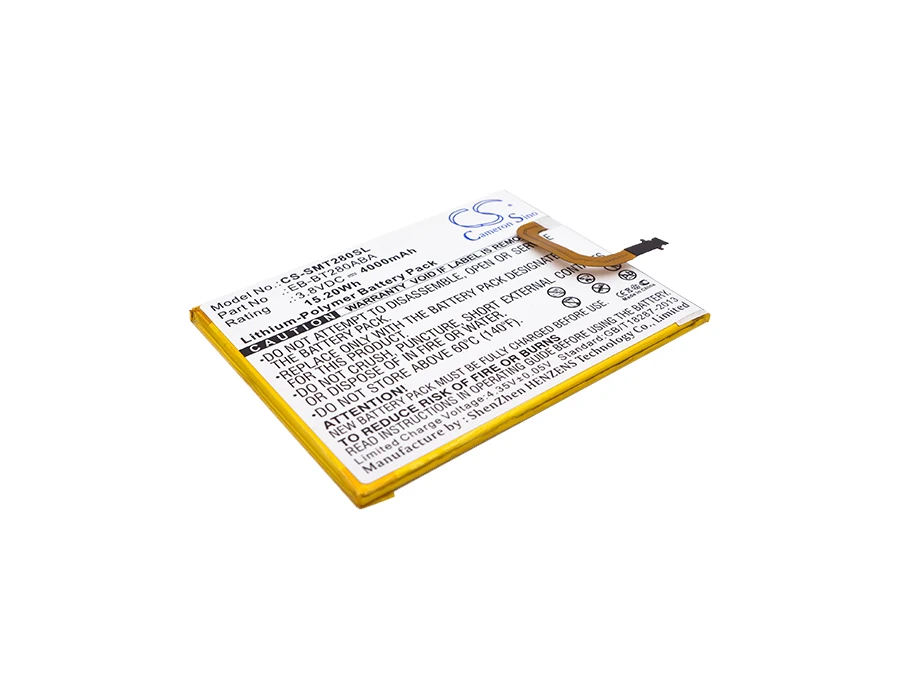 

CS Cameron Sino Kerui Новый сменный аккумулятор емкостью 4000 мАч для Galaxy Tab A 7.0 2016 4G LTE, Galaxy Tab E 7.0 2016 4G LTE, SM
