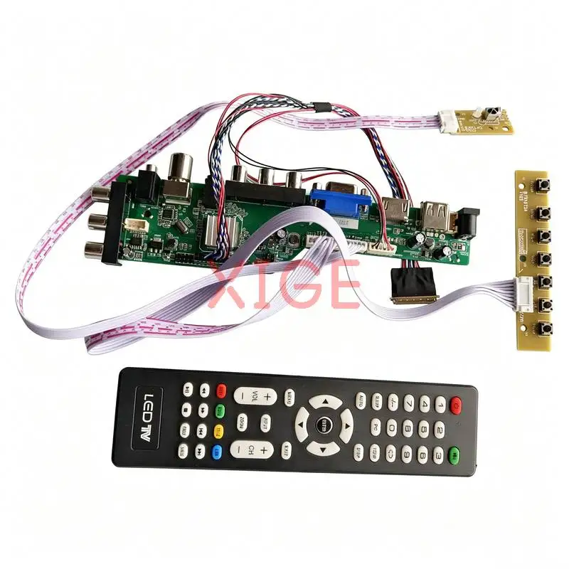 

Drive Board Fit LTN116AT01 LTN116AT04 LTN116AT06 LTN116AT07 1366x768 LVDS-40 Pin 1366*768 Laptop Monitor DVB/USB/AV/VGA/HDMI Kit