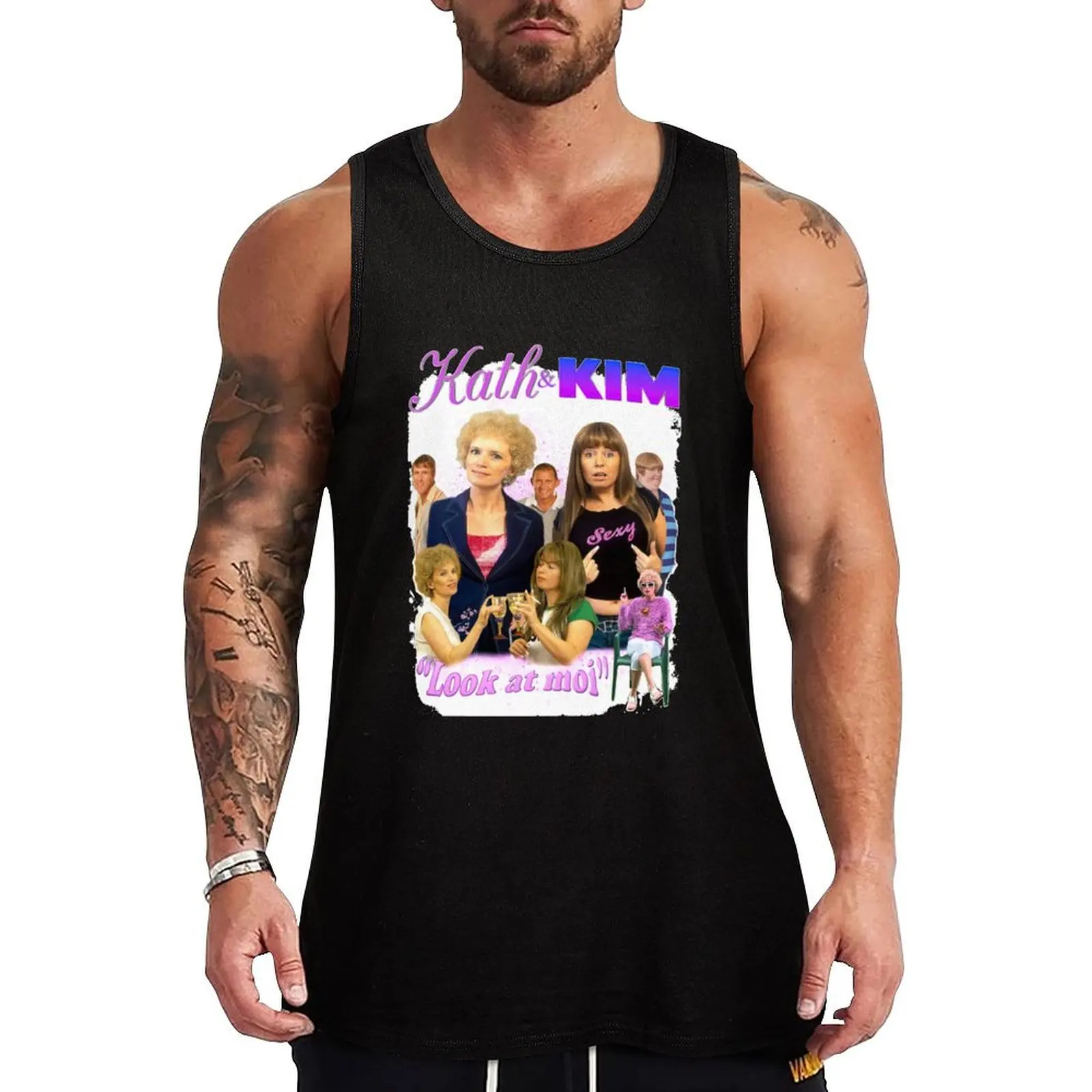 KATH AND KIM BOOTLEG T-Shirt Tank Top Active Tank Top Lightweight Workout Gym Sleeveless