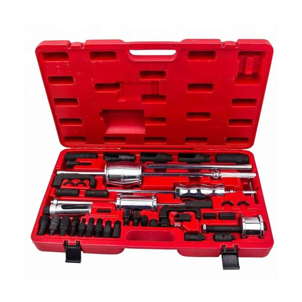 

WZAUTO Universal Vehicle Master Tools Kit Diesel Fuel Engine Injector Extractor Removal Slide Hammer Bearing Puller