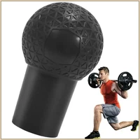 Accesorio de barra de sentadillas con rotación de 360 grados: poste en T resistente, caucho natural, accesorio de gimnasio en casa