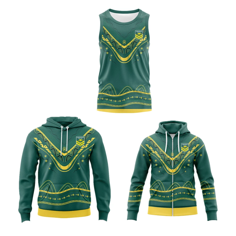 Australia Wallabies kangaroos Hoodie jacket 2024 2025 rugby jersey singlet t-shirt shorts rugby shirt vest Hoodies