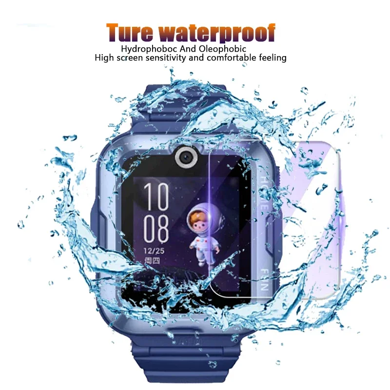 2 قطعة حامي الشاشة لهواوي ساعة الأطفال 5X 4X 3S 3X 4 Pro K2 الاطفال الهاتف ساعة ذكية واضح الأرجواني الزجاج المقسى فيلم