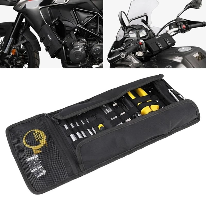 Multifunction Motorcycle Accessory Storage Solution Efficient Design Roll Up Bags Organizers For Enthusiasts