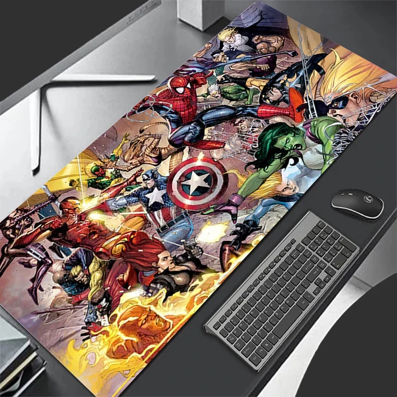 

New Mouse Pad Larger XXL 900x400 Speed Mini Marvel Computer Keyboard Pads Desk Mat Gaming Accessories Home Mousepad For LOL
