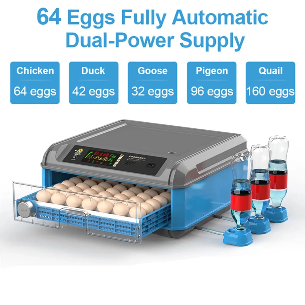 24-64 Egg Incubator Fully Automatic Digital Incubator 1