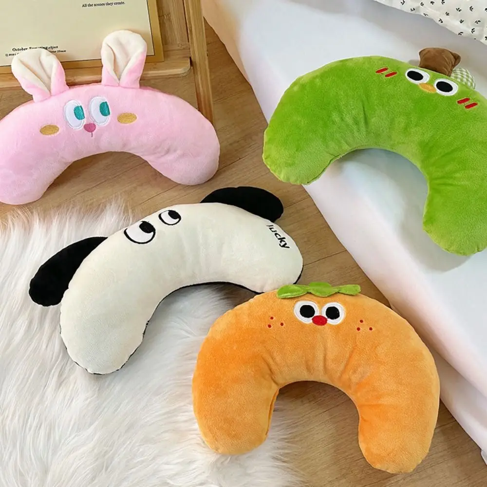 Pet U-shaped Pillow Cat Dog Pillows Neck Protection Deep Sleep Toy Crescent Moon Pillow Dog Kennel Accessories