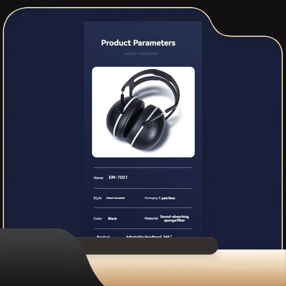 

Накладные наушники с шумоподавлением, наушники с шумоподавлением для строительства, технического обслуживания, майнинга-T44C