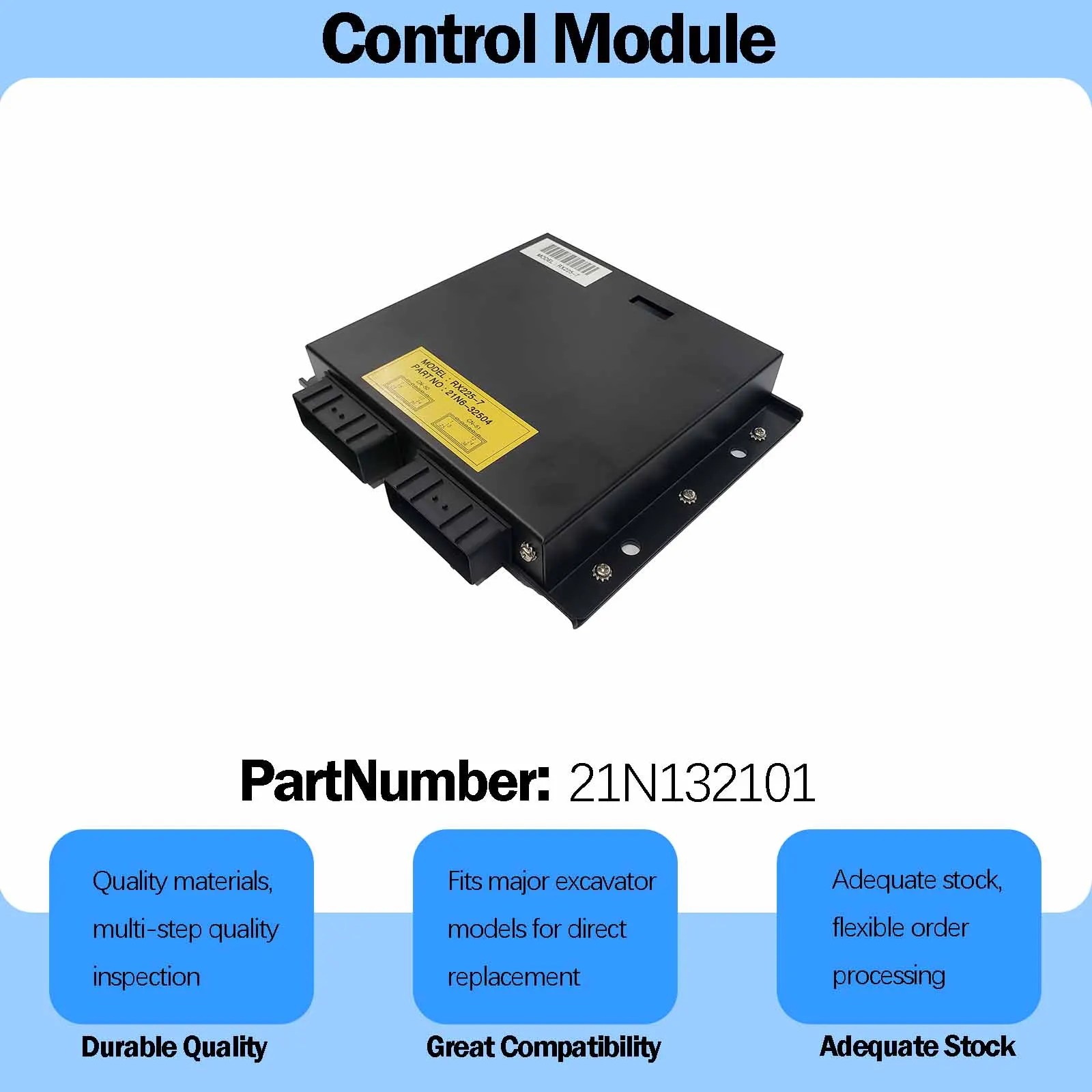 21N132101  Excavator ECU Controller For Hyundai Robex R80-7 RX80LC-8 Excavator