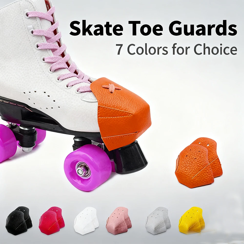 4 حفرة الزلاجات الأسطوانة المضادة للاحتكاك قدم غطاء إصبع القدم الحرس الجلود التزلج غطاء حماة للتدريب الرياضي في الهواء الطلق #1