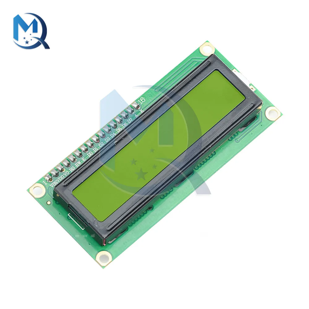 1602 Lcd-scherm Module LCD1602 Display Blauw/Geel 5V I2C Interface Adapter Board Met Backlight Scherm Module Voor arduino