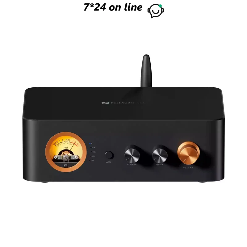 

Fosi Audio MC351 2.1 Channel Bluetooth Stereo Integrated Amplifier with DAC, Mini Audio Power Amp TPA3255 for Passive Speaker