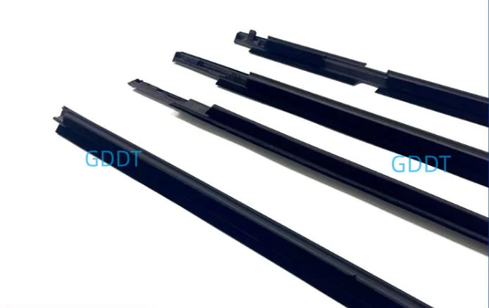 6 Pcs Chrome or Black Door Belt Moulding for Toyota Land Cruiser Prado 120 2003-2009 Weatherstrip for Lexus GX470 75711-60061