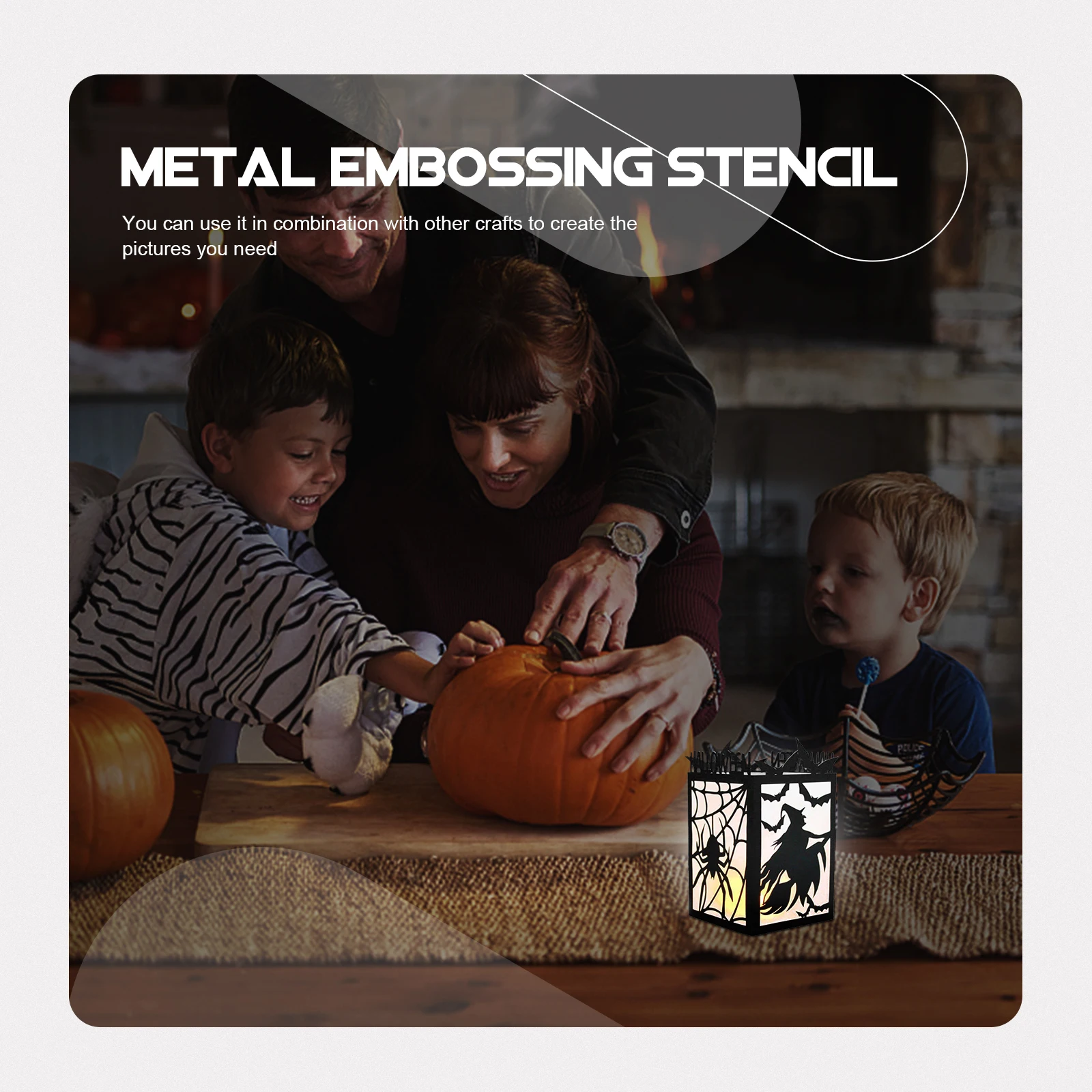 

Halloween Cutting Dies Stencil Scrapbook Embossing Craft Carbon Steel Spider Decoration Template Diy Photo Album Maker
