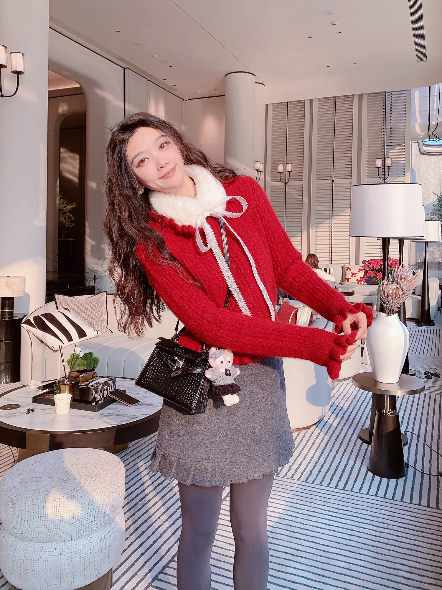 

Комплект MissLuxury: вязаный свитер из бархата и юбка для женщин, молодежный, повседневный, теплый, мягкий, с длинными рукавами, зимний