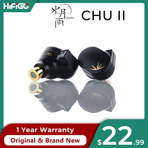 MOONDROP CHU II / CHU 2 auriculares con controlador dinámico de rendimiento IEMs Cable intercambiable auriculares intrauditivos auriculares de música HiFi