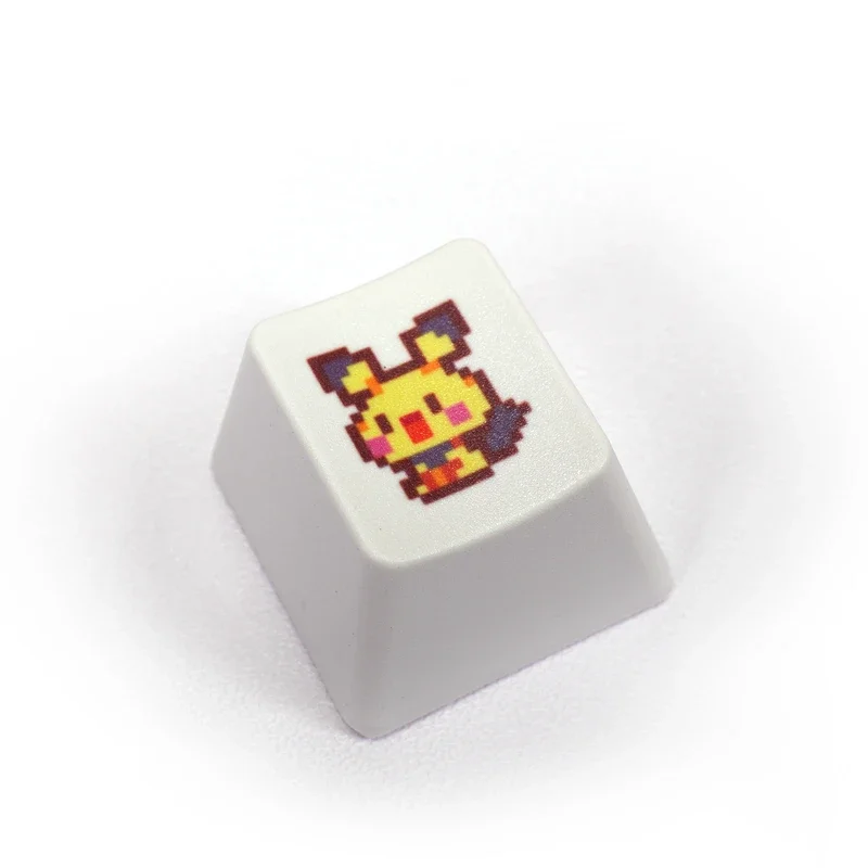 Pokémon Keycap Winkel Pixel Windkaart Anime Pikachu Charizard Blastoise Bulbasaur Poke Ball Pbt Creatief Mechanisch Toetsenbord