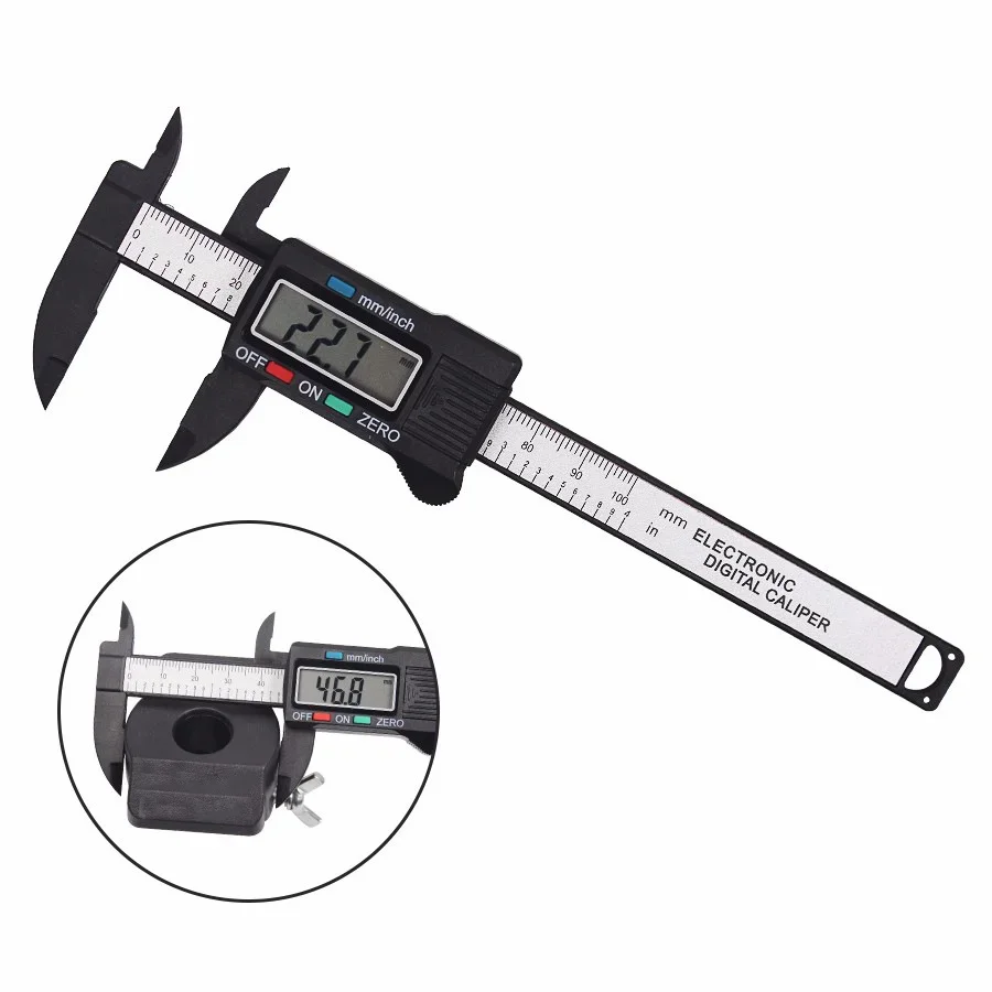 0-100/150MM Electronic Digital Caliper Digital Display Vernier Caliper For Jewelry Jade Bracelet Plastic Measuring Tool