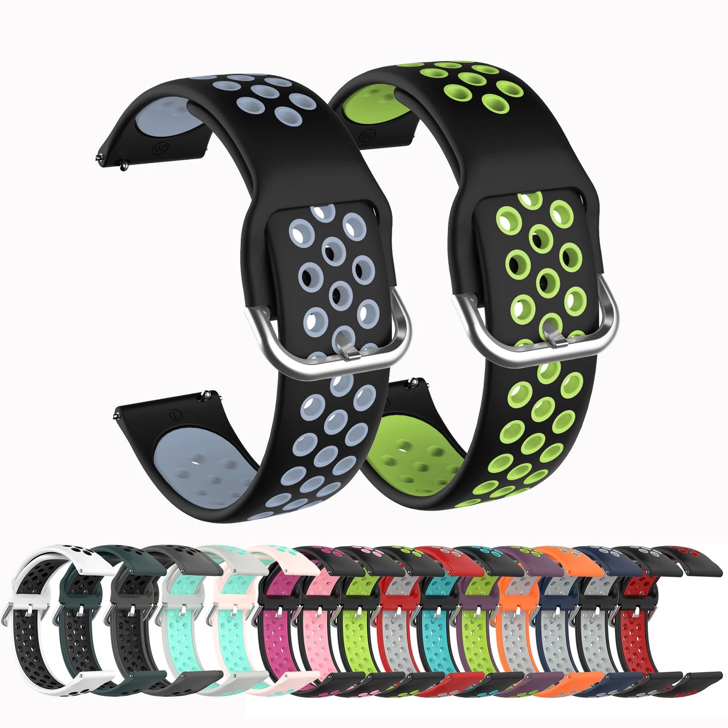 22Mm Silicone Strap… - image