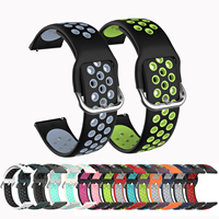 22mm Silicone Strap for Huami Amazfit Helio Bracelet Belt for Amazfit Pace/Stratos 2 2s/Bip 6 5/T-Rex3 Pro 48mm Accessories Band