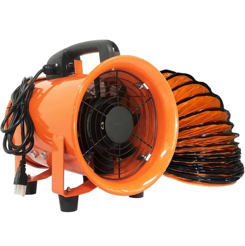 8-Inch Portable Axial Exhaust Fan High Speed Fan Exhaust Ventilation Practical Blower