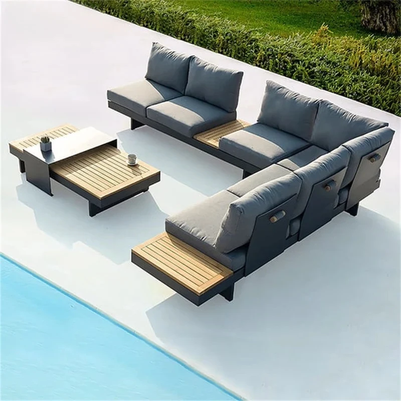 Hotel Outdoor Sofa k Aluminum Alloy Garden Corner corrosive Furniture