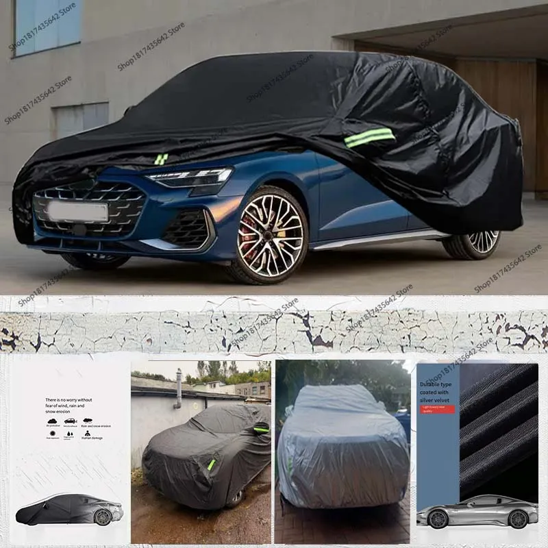 

Waterproof Car Cover Custom for 2013-2025 Audi A3/S3 Windproof Strap Single Bands for Snow Rain Dust Hail Protection