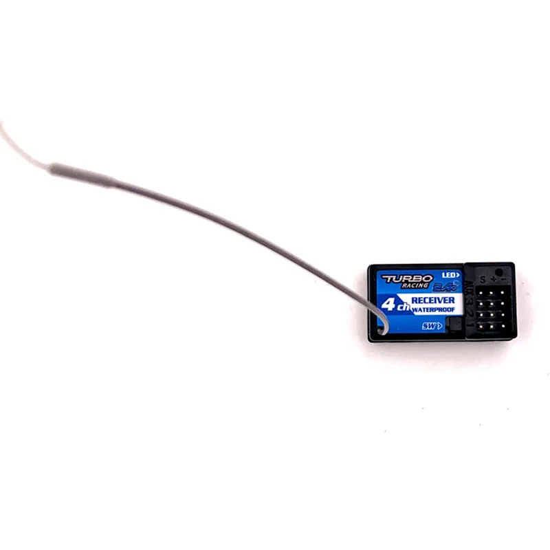 Turbo Racing 91803G-VT RC 2.4GHz 4CH Radio Transmitter Remote Controller with 4CH Receiver for RC Car Boat PK FS-GT3B