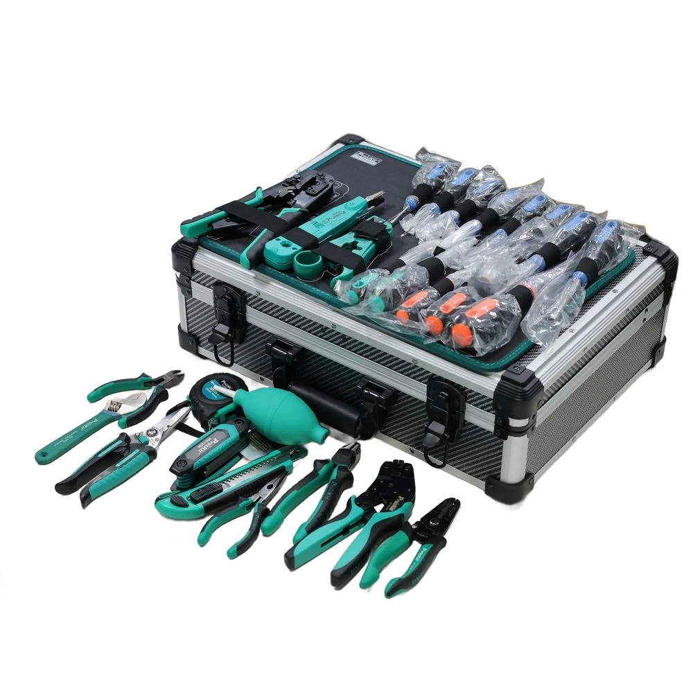 

Pro'sKit PK-1938M Tool Set for Data Cabling, Telephone Lines, and Surveillance System Maintenance