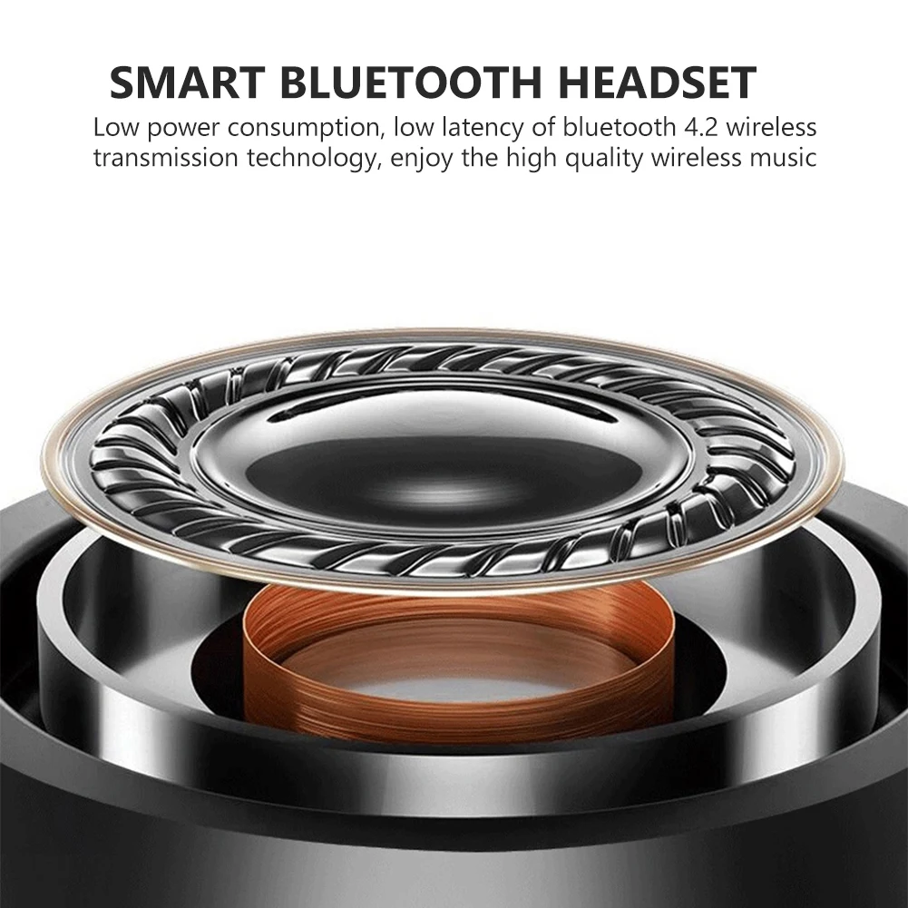 Écouteurs magnétiques sans fil compatibles Bluetooth, casque de musique de course, écouteurs de sport avec micro pour tous les matins intelligents