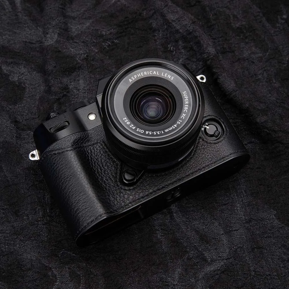 

For Fujifilm X-T50 Case Genuine Leather Camera Bag With Metal Base X-T50 Vintage Handmade Real Leather Protective Case XT50 Case