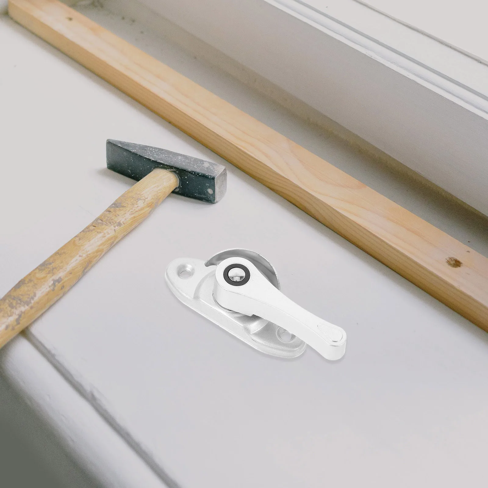 

2 set Stainless Steel Crescent For Doors Windows Half Moon Security Lock Window Child Safety Buckle Sash Lock Door Hardware