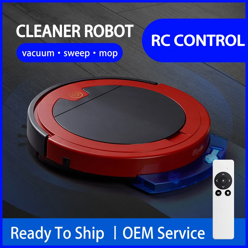 مكنسة كهربائية روبوتية مع خزان مياه 3 في 1 مكانس كهربائية روبوتية ذكية رطبة وجافة للمنزل