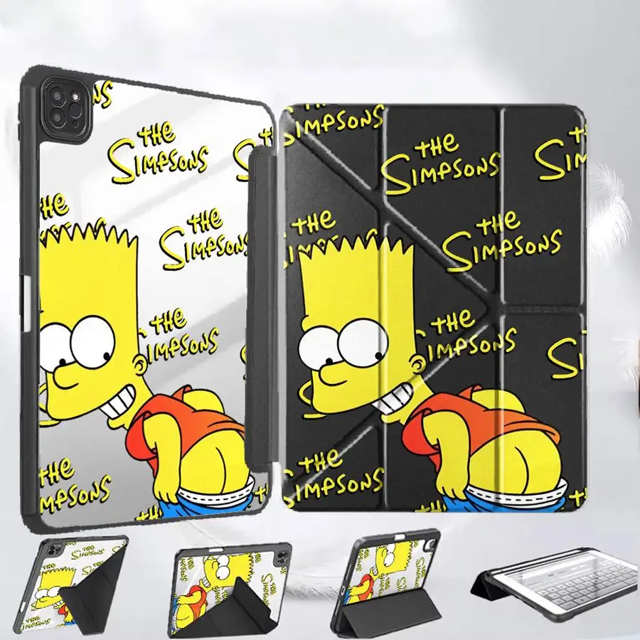 

Parody The Simpsons Homer Bart Tablet Case For iPad Pro 2025 Pro 11th 10th 9th 8th 7th 12.9inch Mini 6 7 Air 4 5 M3 M2 M4 11inch