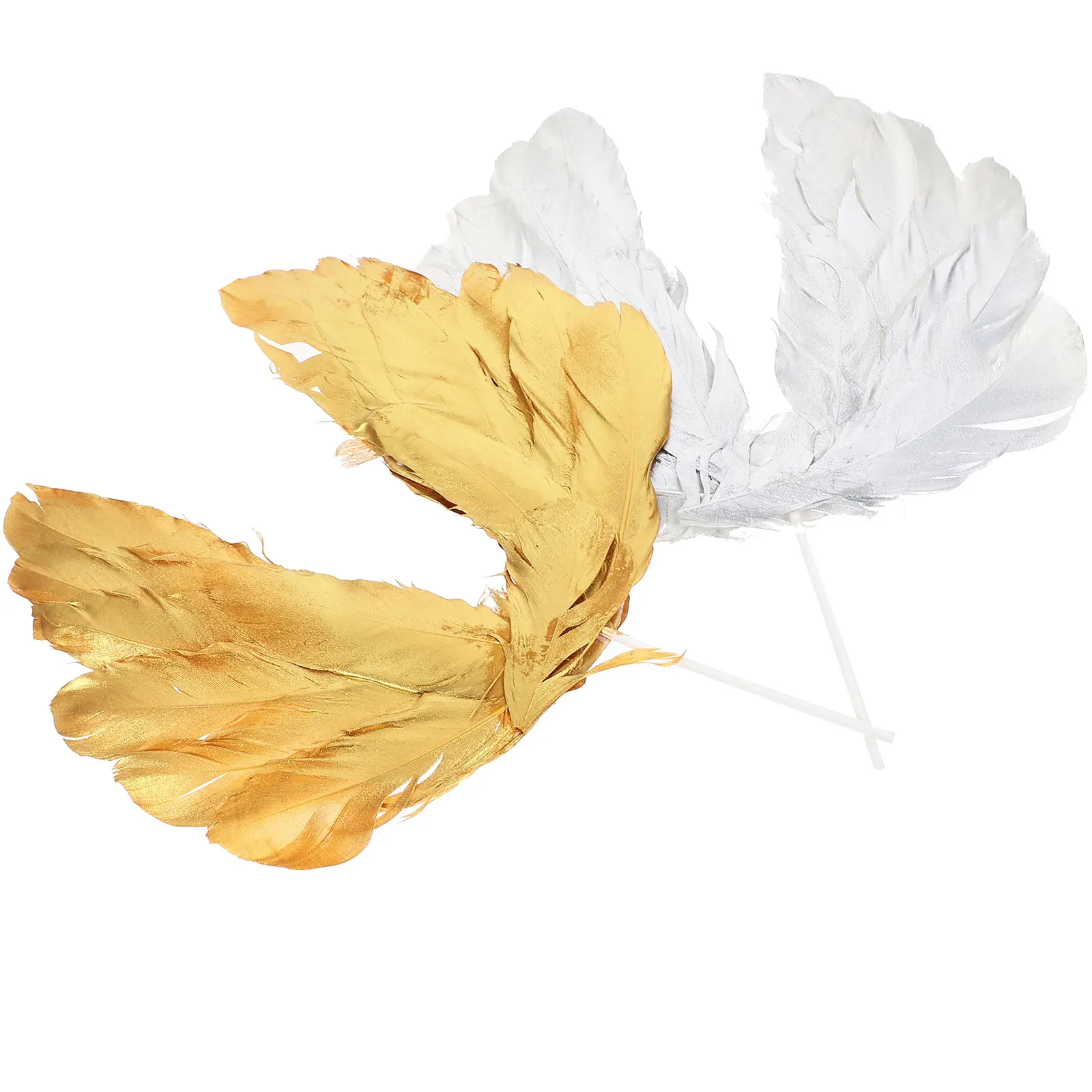 

2Pcs Cake Decorations Wing Topper Dessert Insert Plugin Cupcake Paper Birthday Party Supplies Creative Accessories