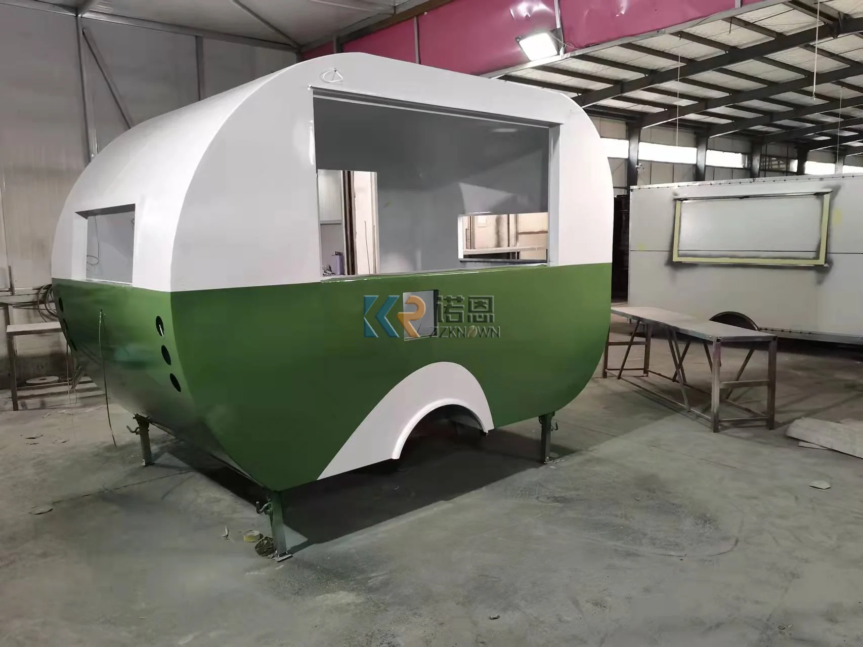 Caminhão de comida rápida cozinha móvel ao ar livre bolha chá sorvete venda reboque equipamentos de catering para venda