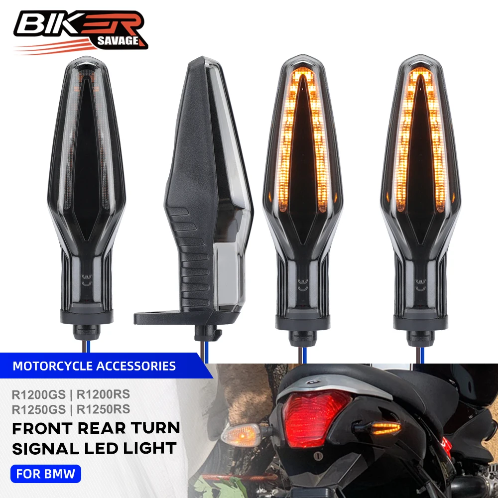 

2024 For BMW R1200GS R1250RS R1250R R1250GS LC ADV R1250 R1200 R/RS/GS LED Turn Signal Light Motorcycle Front/Rear Indicator