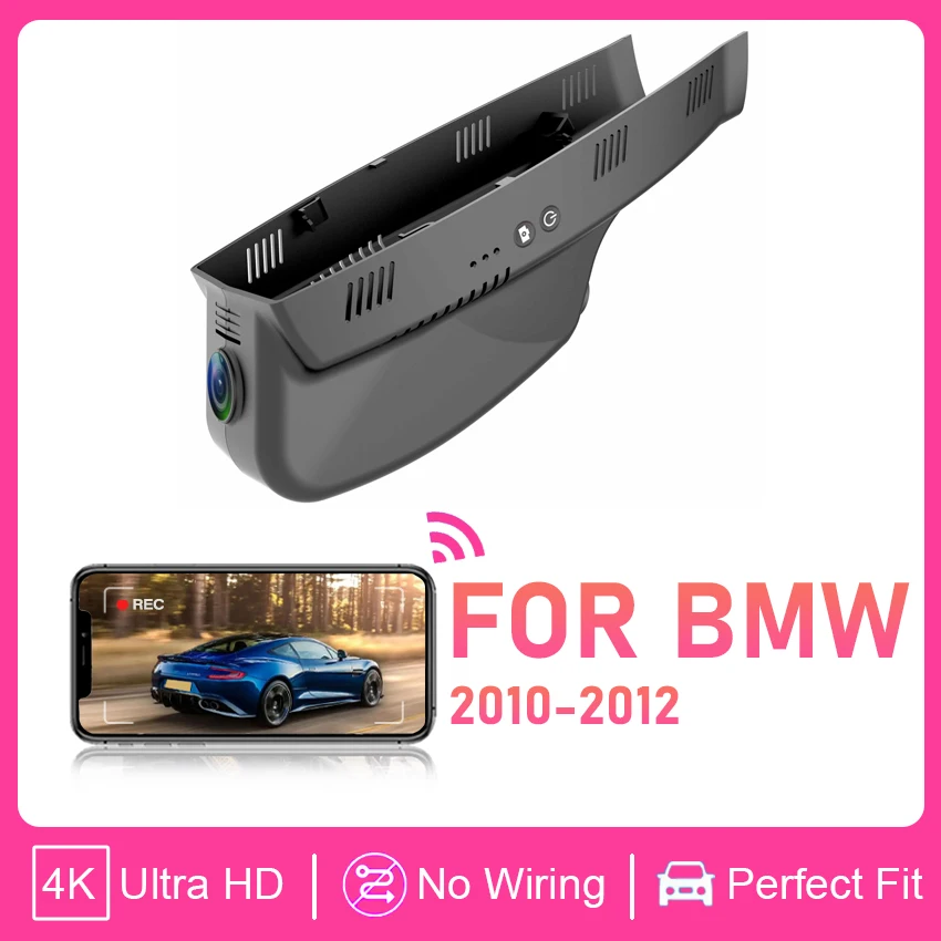 

Plug and Play 4K Car dvr Camera Dash Cam For BMW F25 X3 2011 5 series F10 528i 2010 520D F11 2012 Perfect OEM Look Dashcam