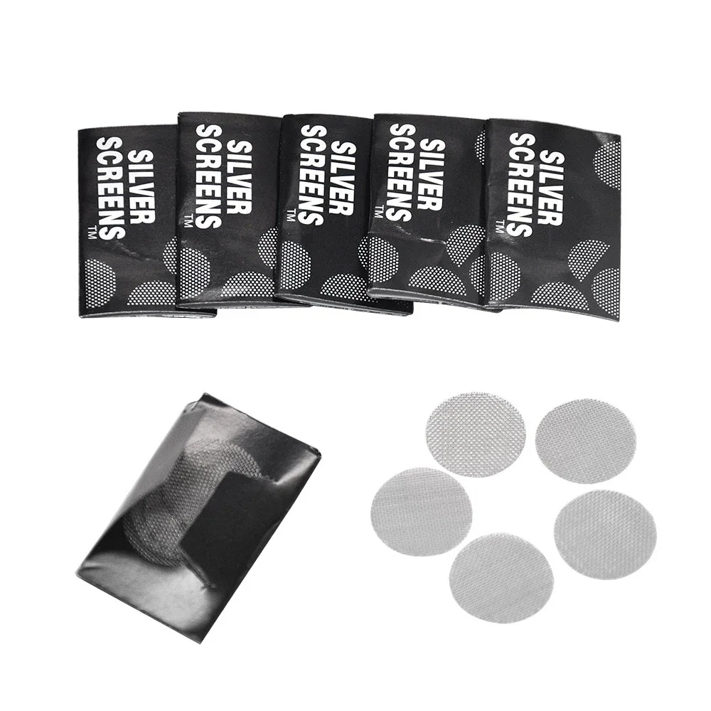 500/1000Pcs Pipe Filter Silver Mesh Screen Tobacco Pipe 20mm Multifunctional Herb Smoking Tools Accessories view 3
