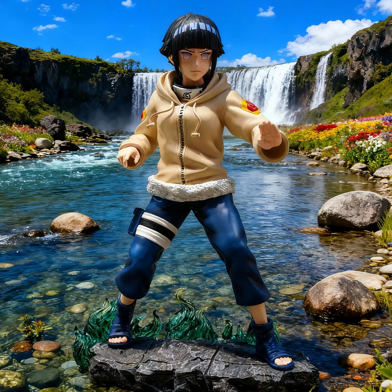 

In Stock Naruto Hinata Uchiha Hands HEX Childhood Series anime figures Can be move PVC Favorite 7.87Inch/20cm Battle toys Gifts